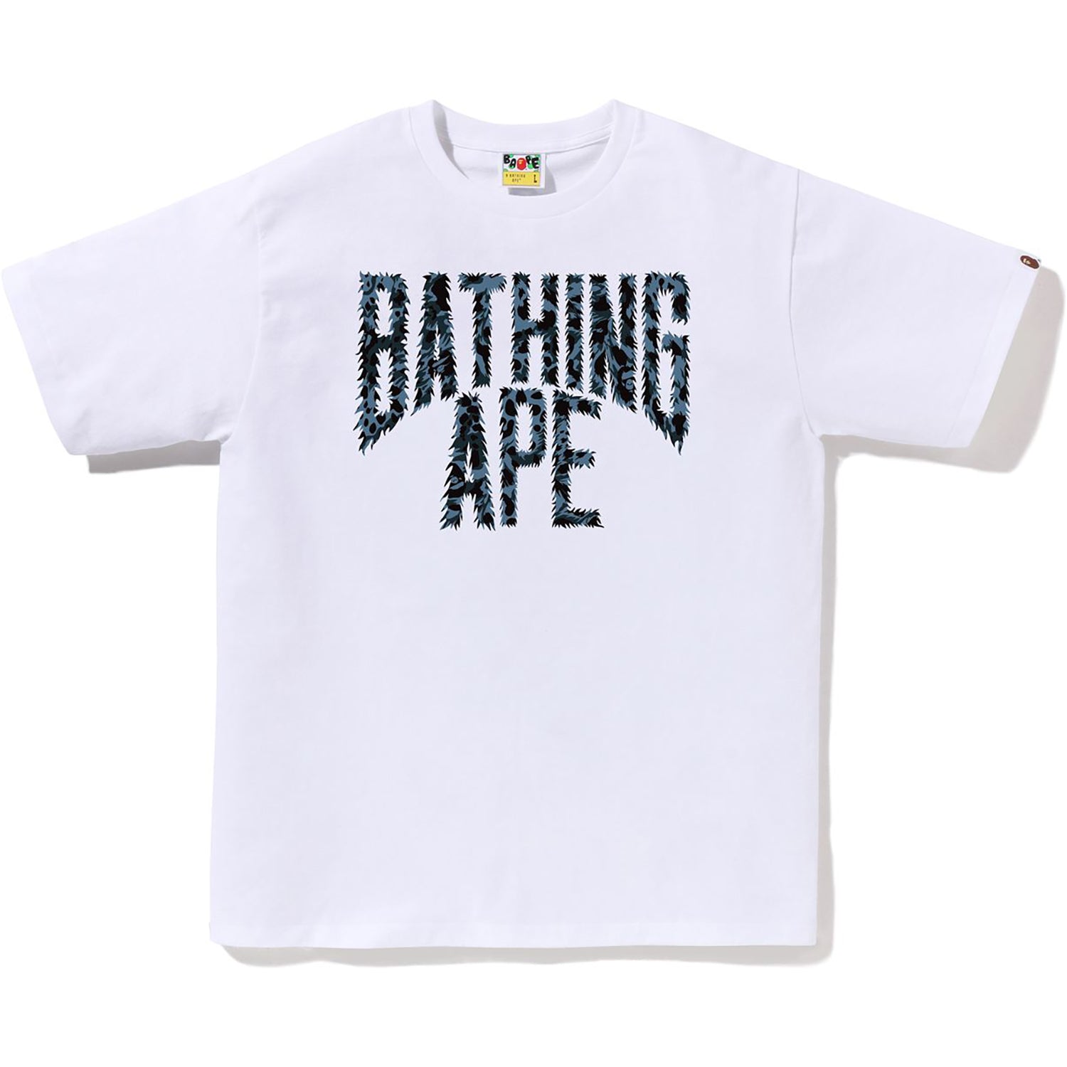 WILD LEOPARD PATTERN NYC LOGO TEE MENS