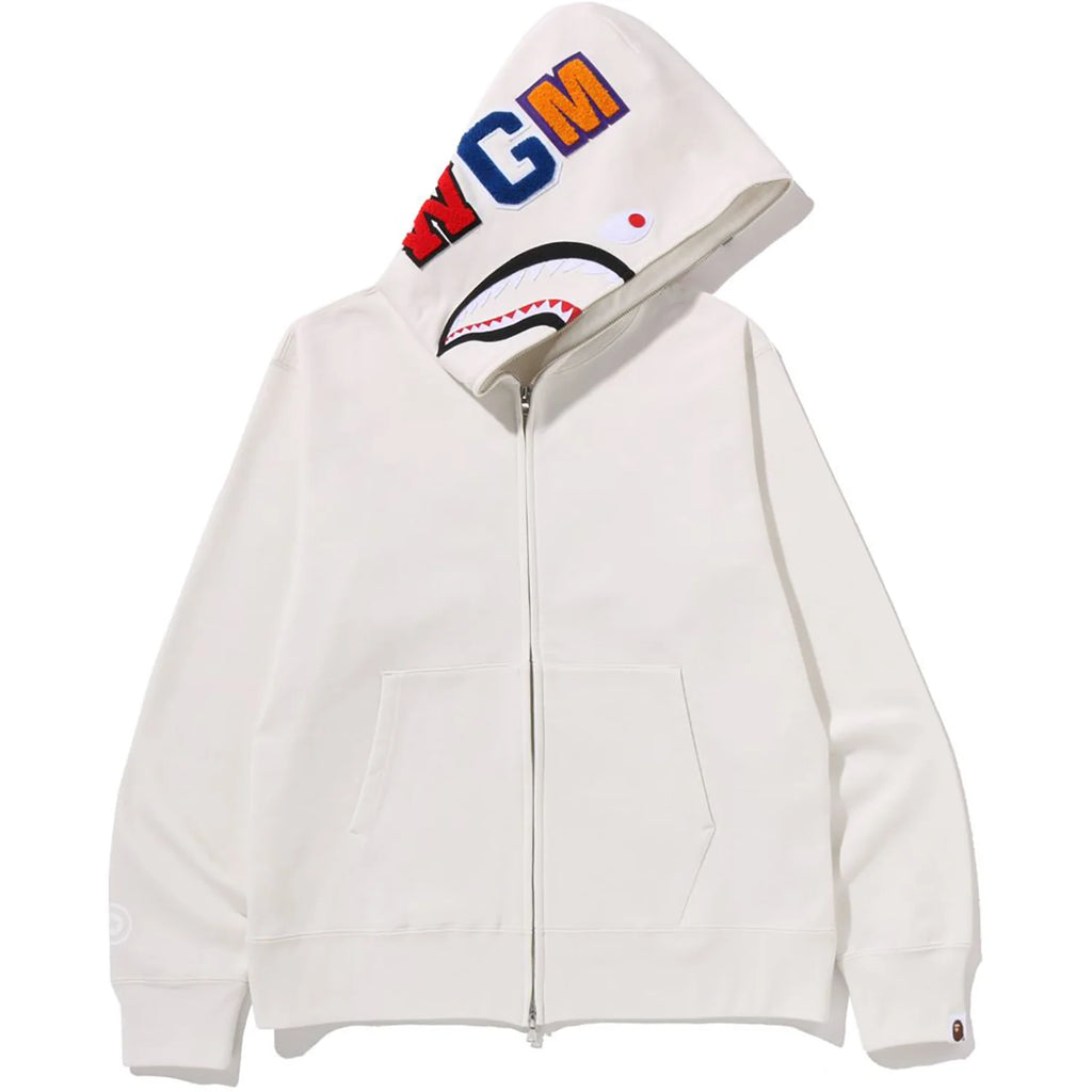 SHARK FULL ZIP HOODIE MENS