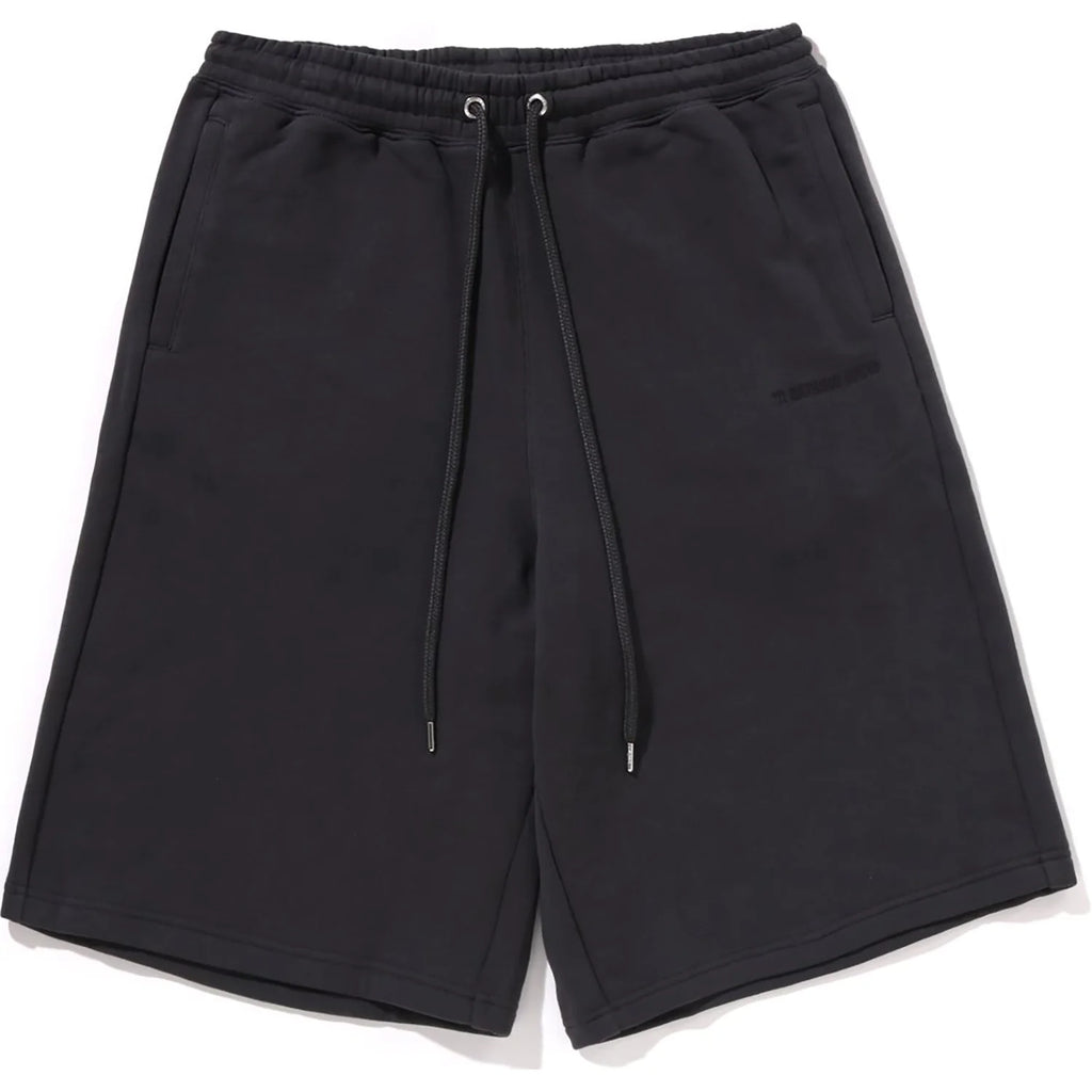 BATHING APE LOGO KNEE LENGTH RELAXED FIT SWEAT SHORTS MENS