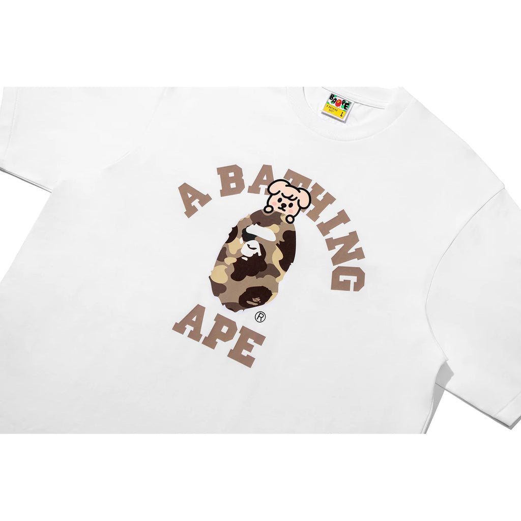 BAPE X STRAY KIDS PUPPYM COLLEGE TEE MENS