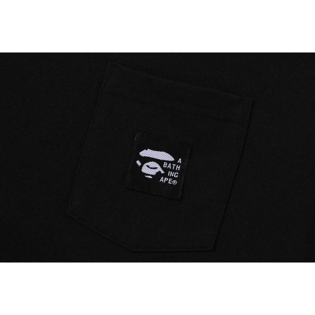 A BATHING APE LABEL POCKET TEE MENS