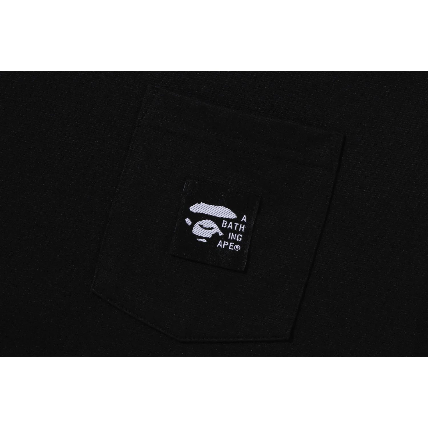 A BATHING APE LABEL POCKET TEE MENS