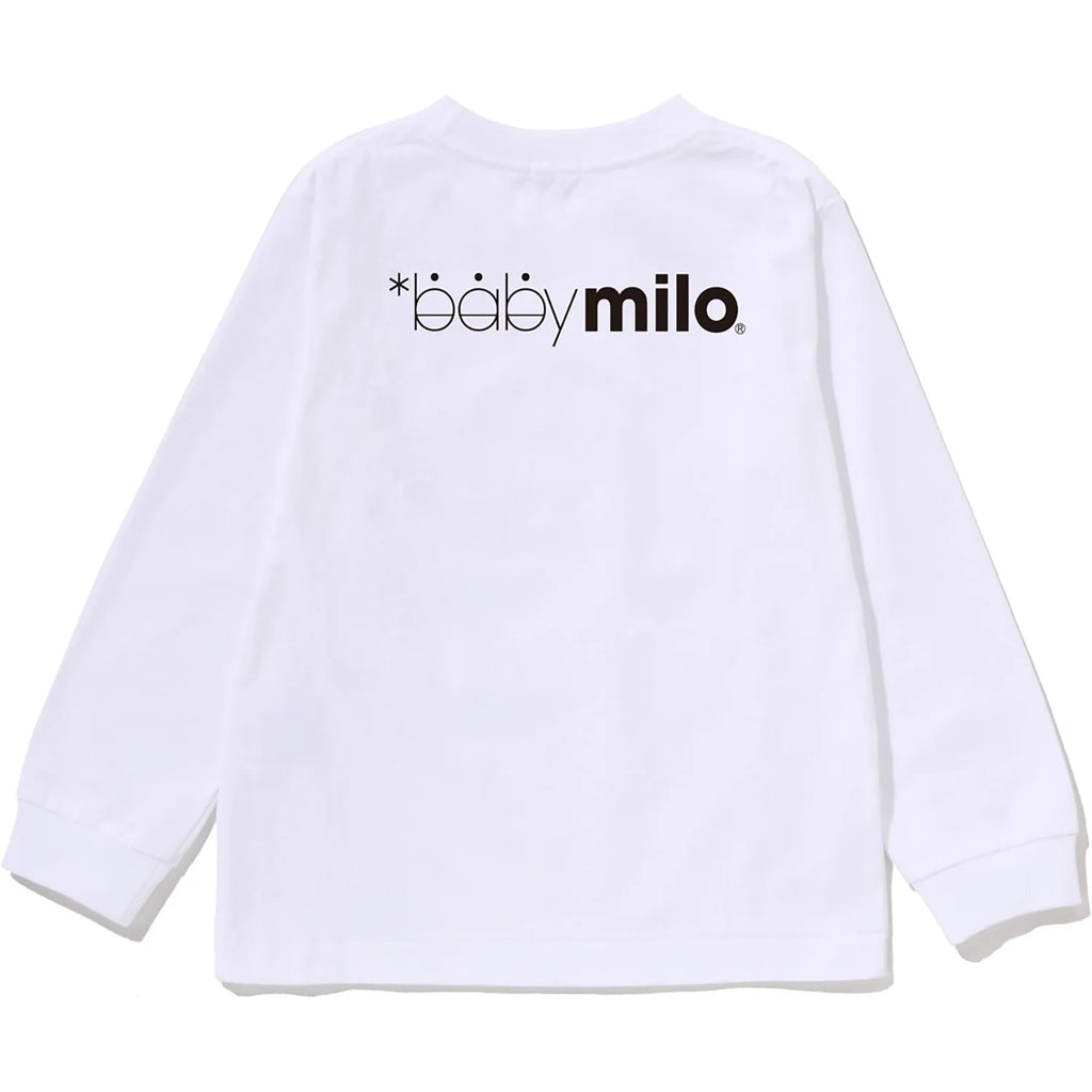 WINKING MILO FACE LS TEE KIDS