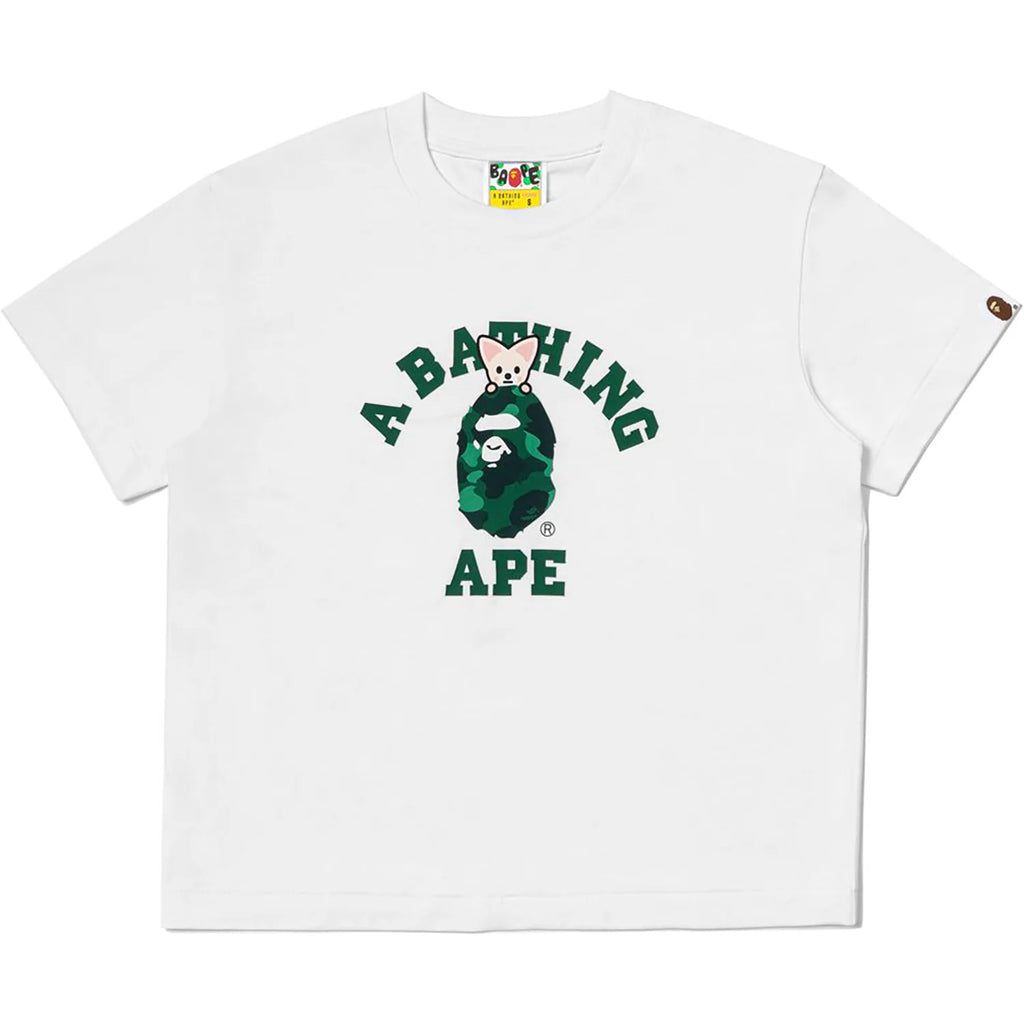 BAPE X STRAYKIDS FOXI.NY COLLEGE TEE LADIES