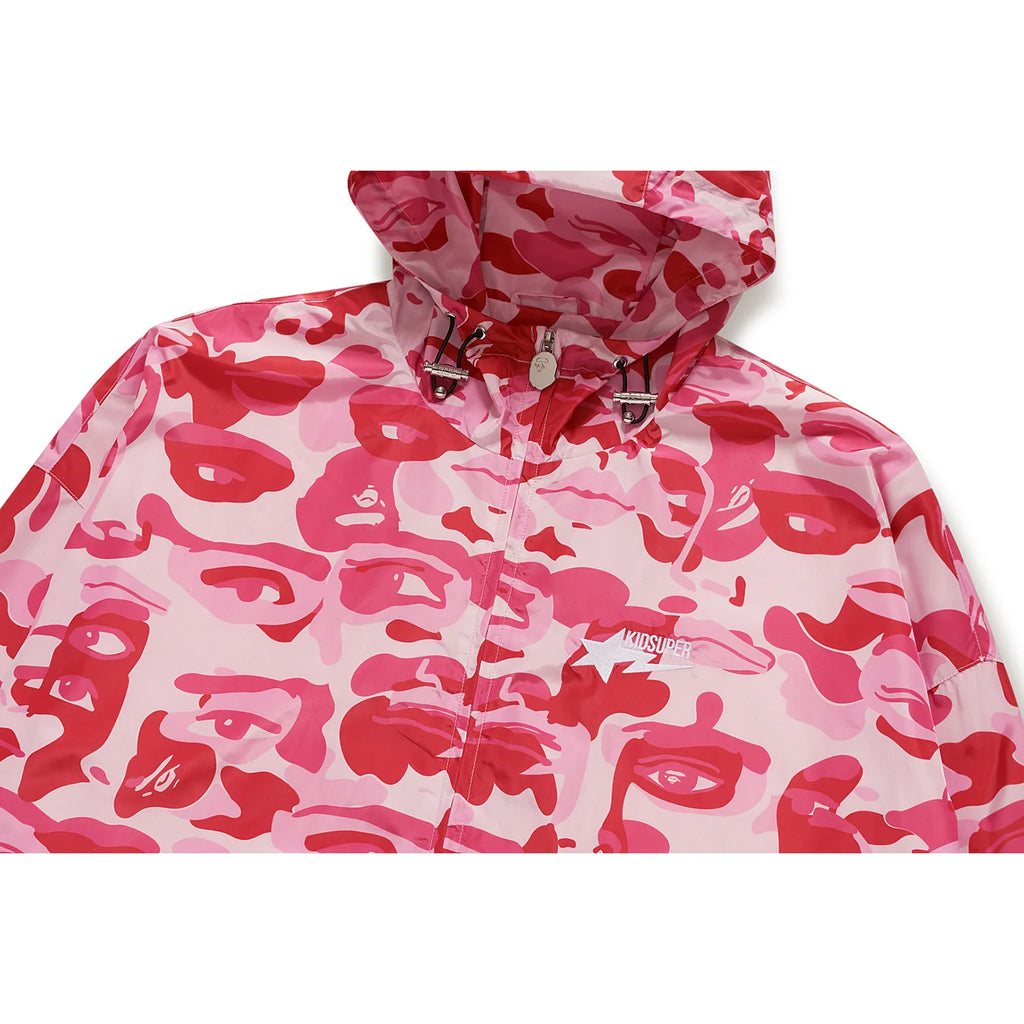 BAPE X KIDSUPER CAMO LIGHTWEIGHT JACKET MENS