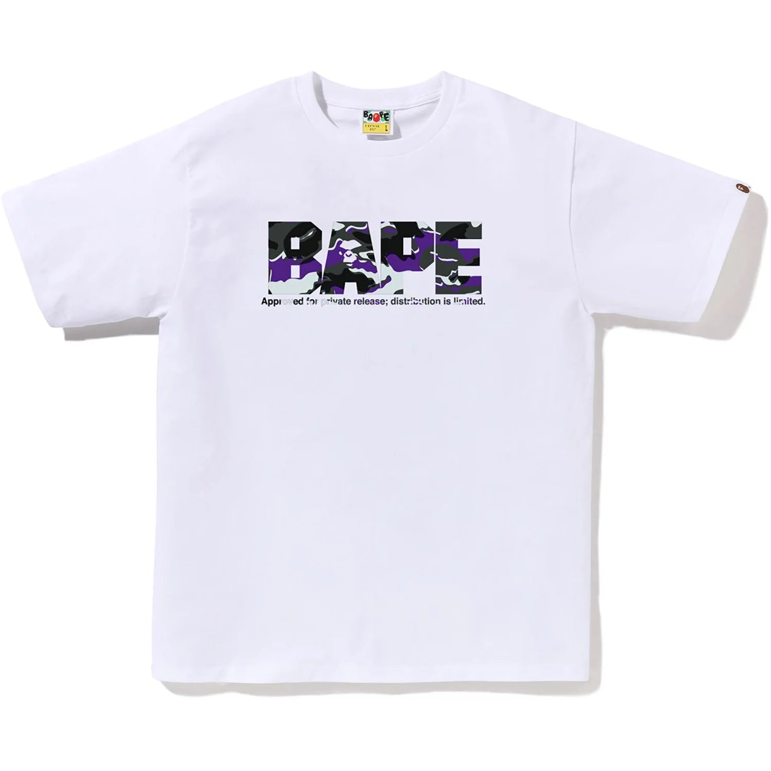 GLITCH WOODLAND CAMO ARMY BAPE TEE MENS