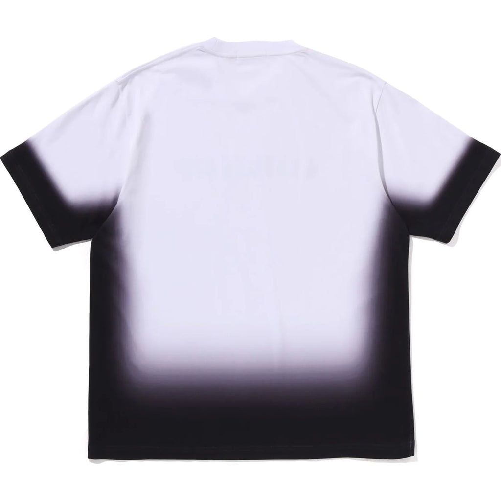 SPRAY PRINT BATHING APE LOGO RELAXED FIT TEE MENS