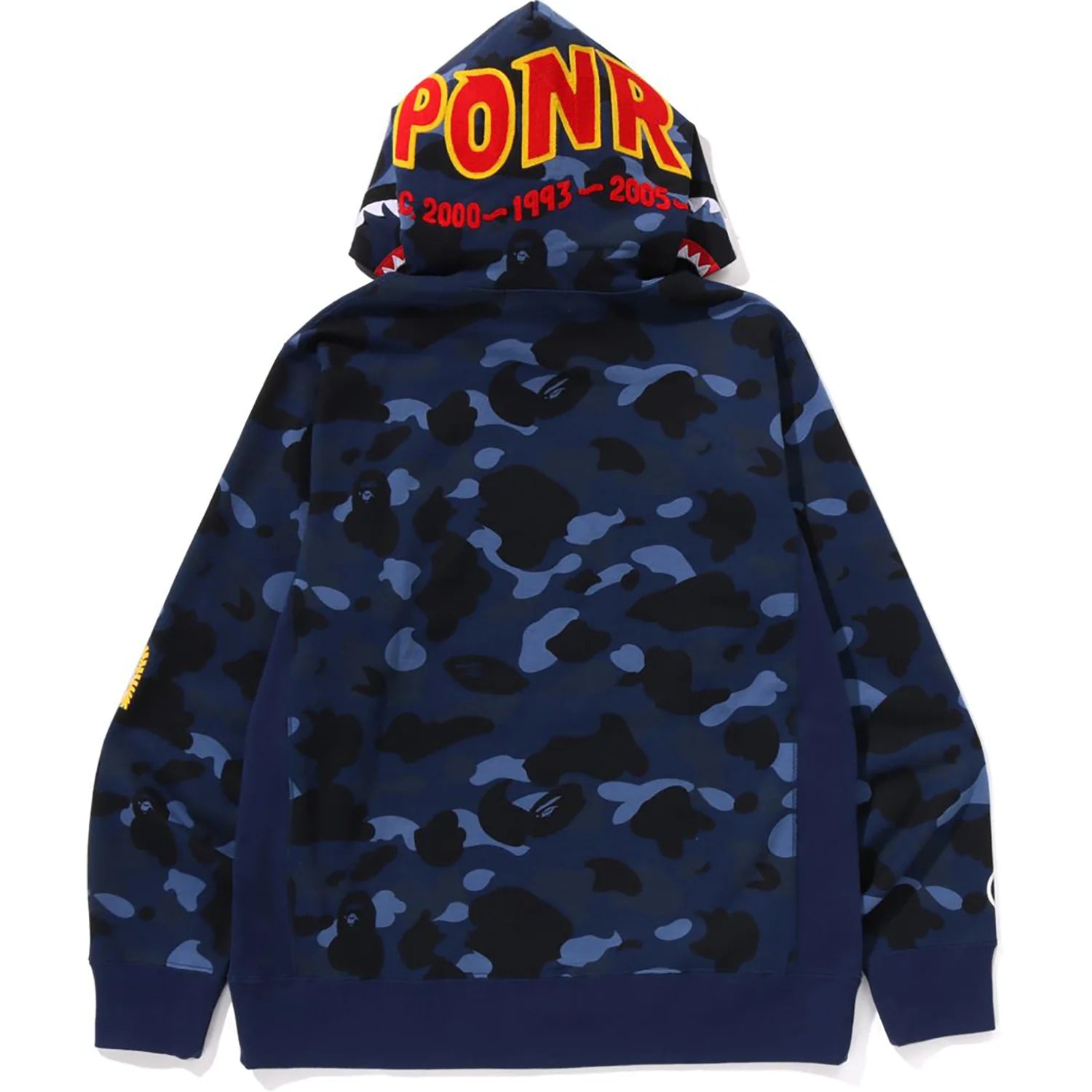 COLOR CAMO 2ND SHARK PULLOVER HOODIE MENS