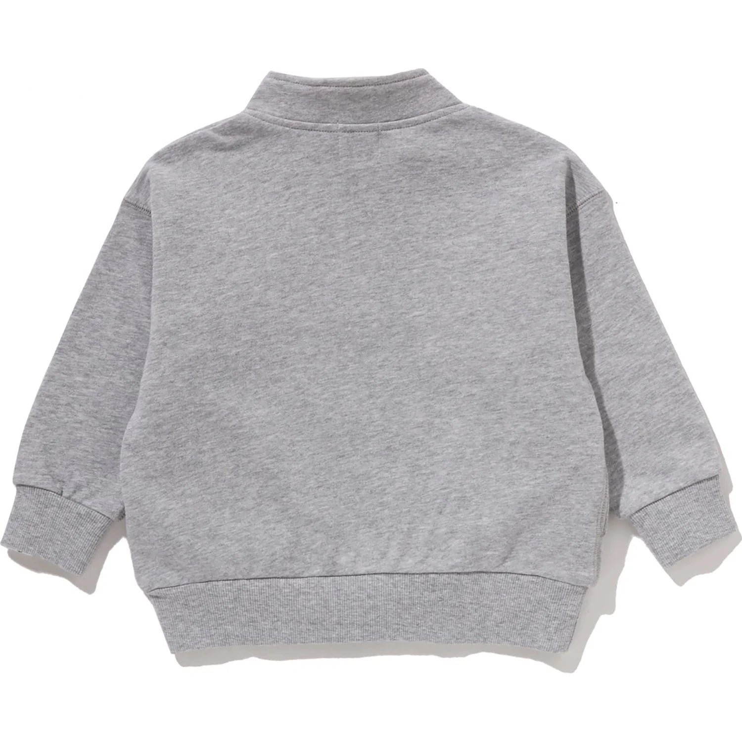 BAPE EMBROIDERY PATCH RELAXED FIT HALF ZIP SWEATSHIRT KIDS