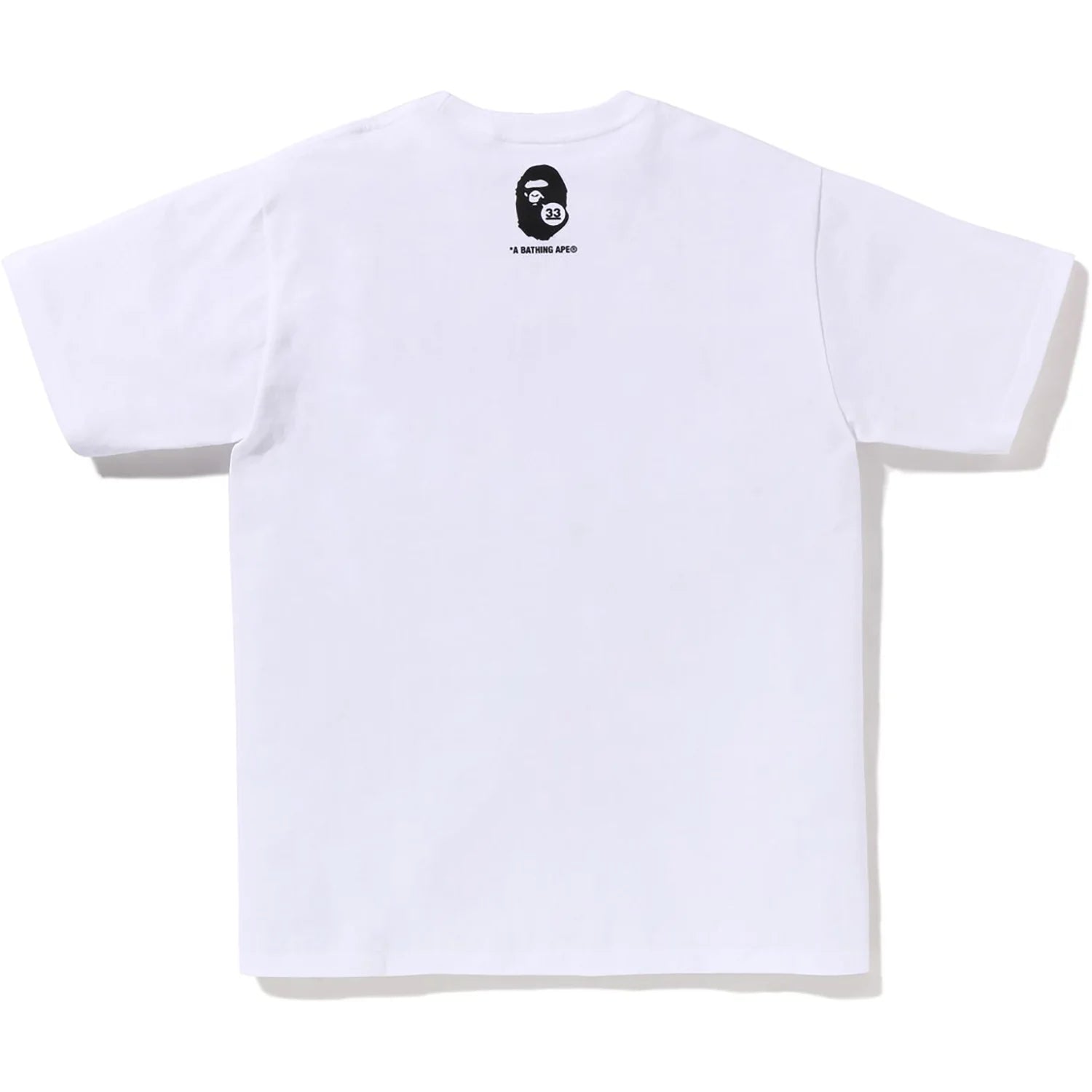 A BATHING APE 33RD ANNIV. APE HEAD TEE MENS