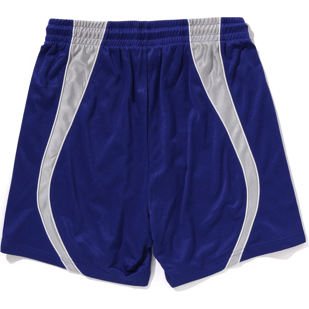 SOLID CAMO JACQUARD MULTILOGO RELAXED FIT SWEAT SHORTS MENS