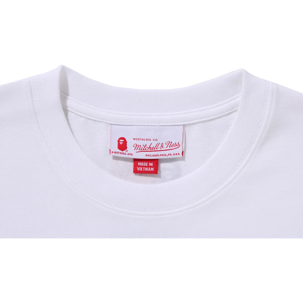 BAPE X M&N NBA - NEW JERSEY NETS TEE MENS
