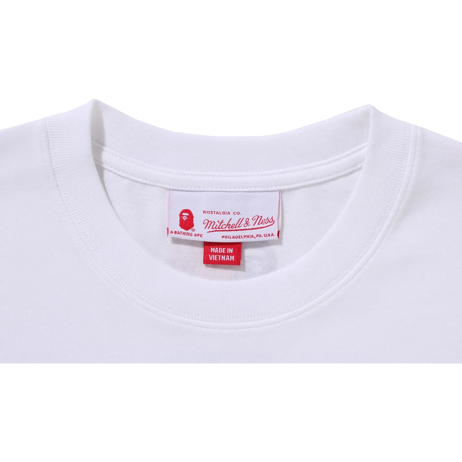 BAPE X M&N NBA - NEW JERSEY NETS TEE MENS