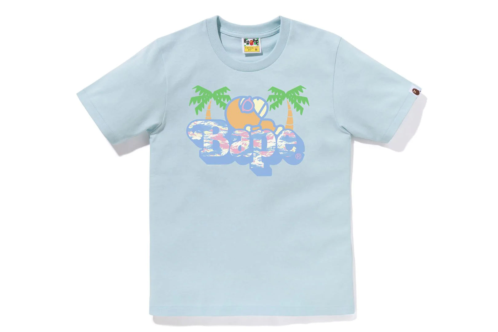 PALM TREE PATTERN MILO ON BAPE TEE LADIES