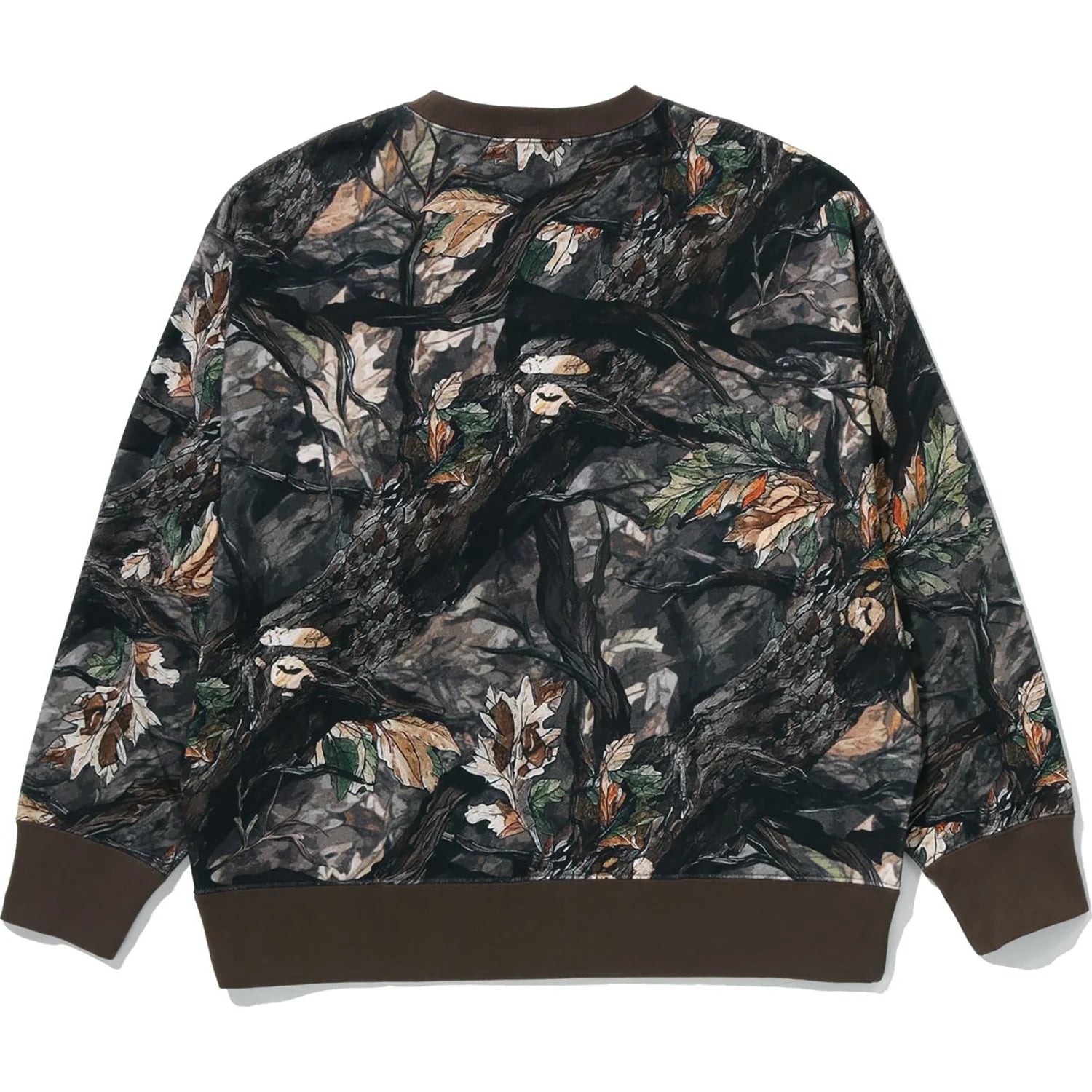 TREE EDGE CAMO COLLEGE RELAXED FIT CREWNECK MENS