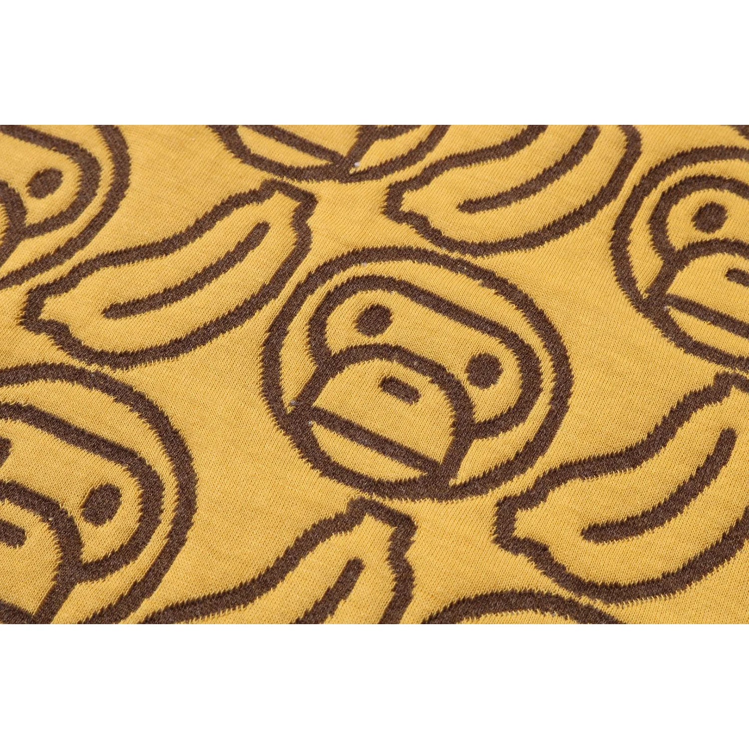 BANANA MILO KNIT JACQUARD CREWNECK SWEATSHIRT KIDS