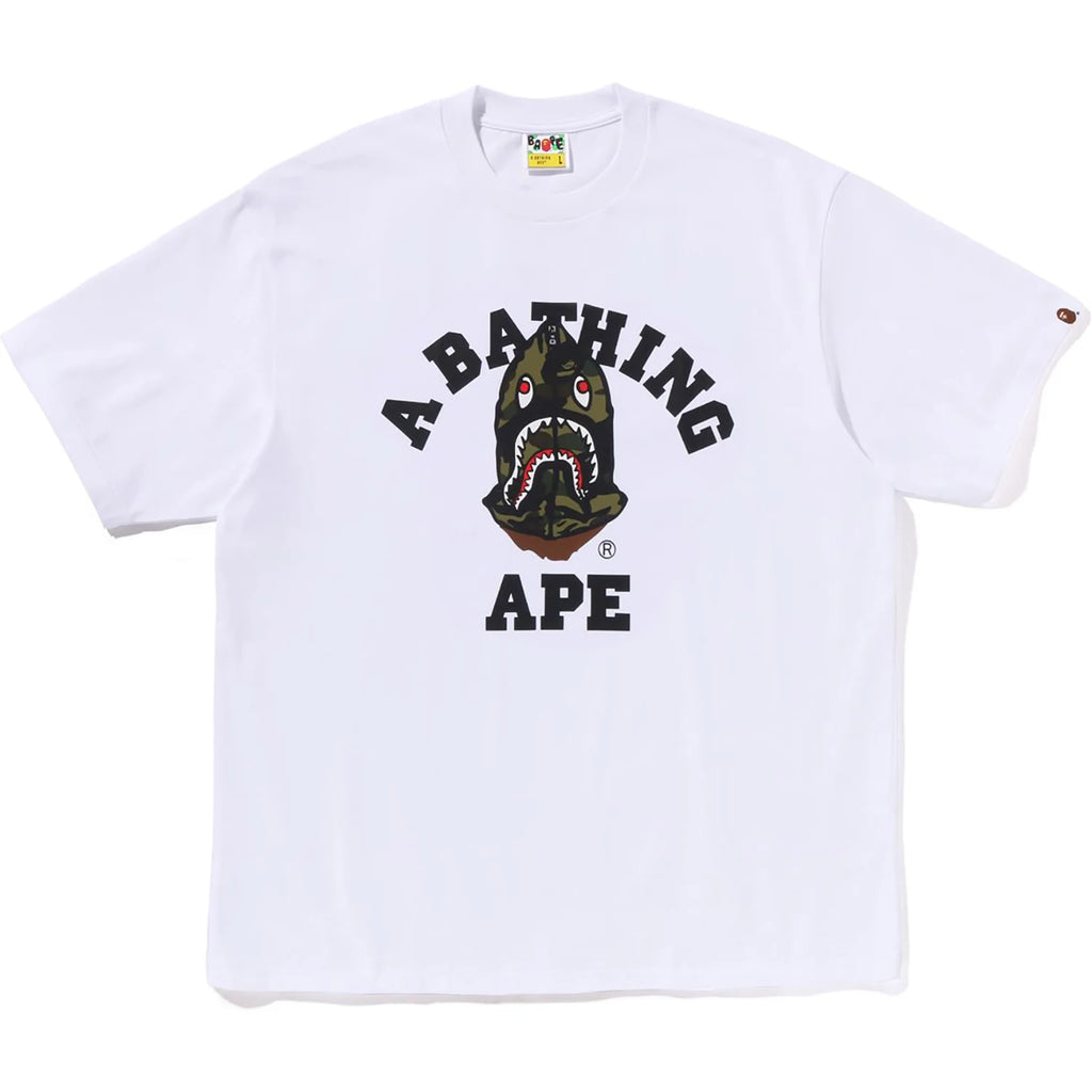 1ST CAMO SHARK SEIJIN COLLEGE RELAXED FIT TEE MENS