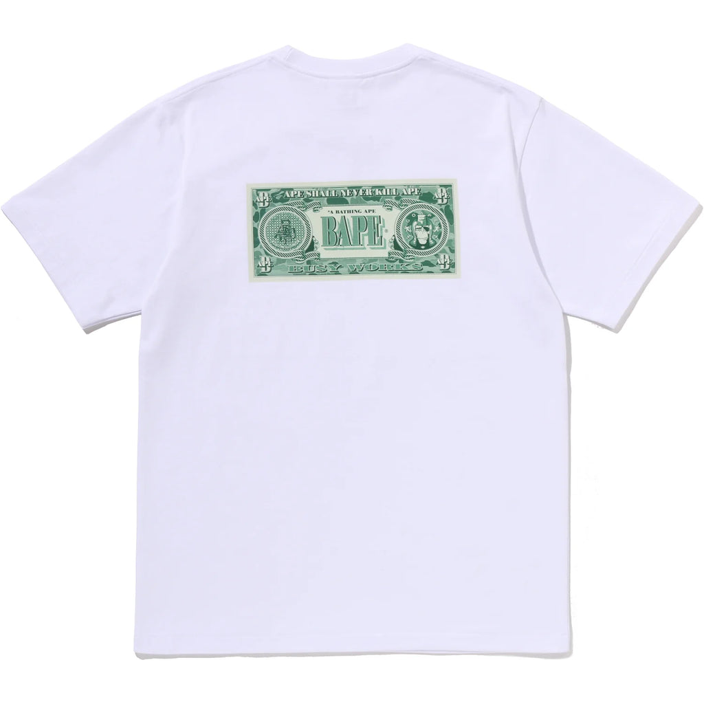 BAPE BANKNOTE TEE MENS