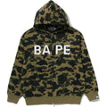 1ST CAMO BAPE LOGO RHINESTONE RELAXED FIT FULL ZIP HOODIE MENS