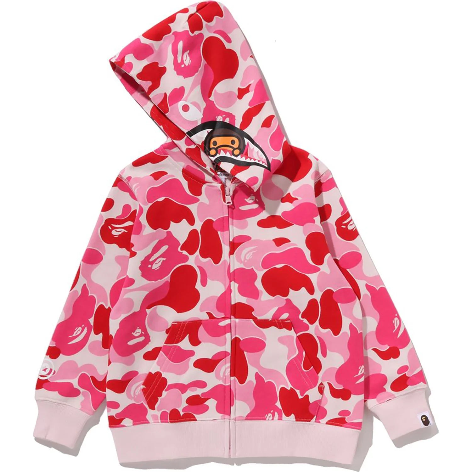 ABC CAMO MILO SHARK ZIP HOODIE KIDS