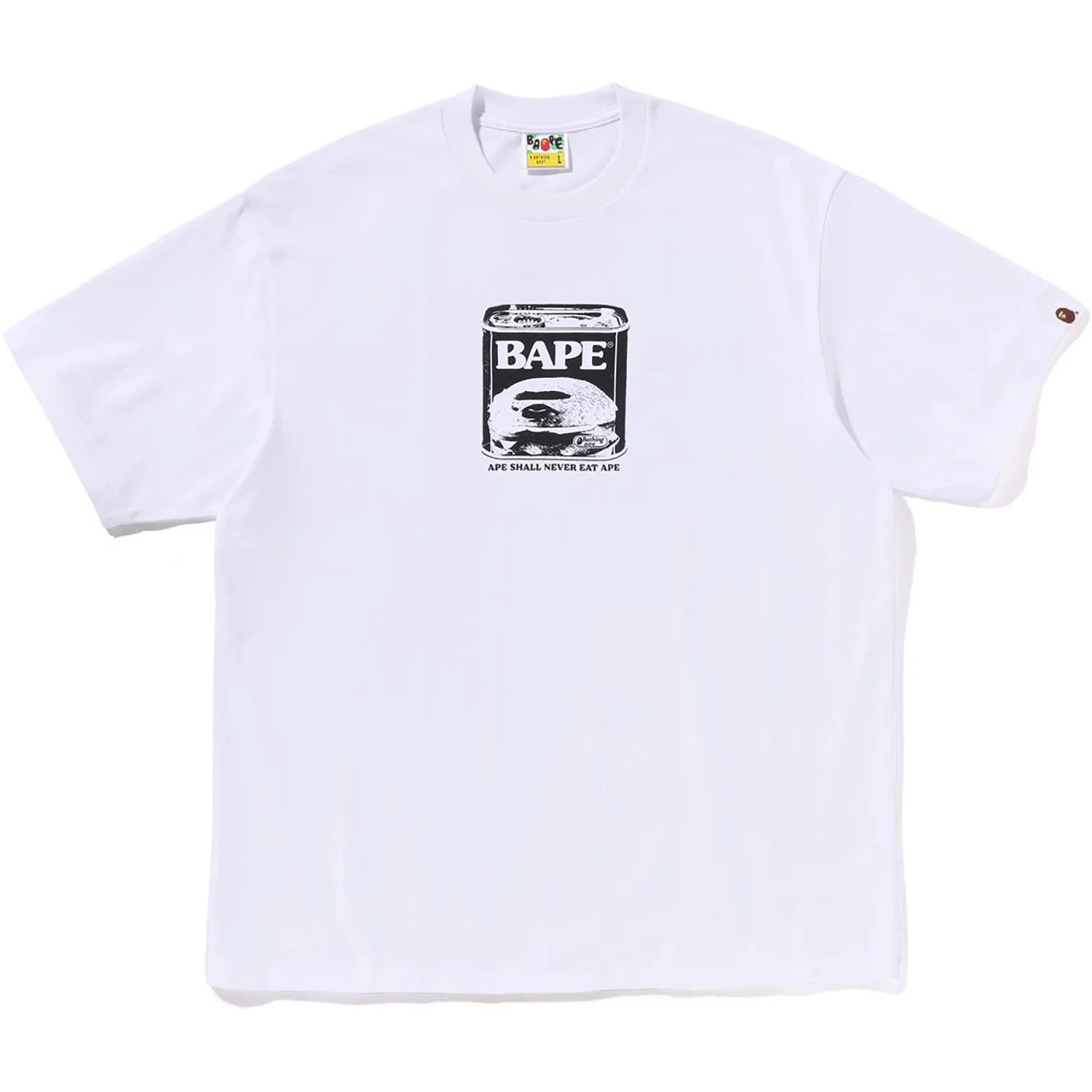 CAN FOOD BAPE LOGO RELAXED FIT TEE MENS