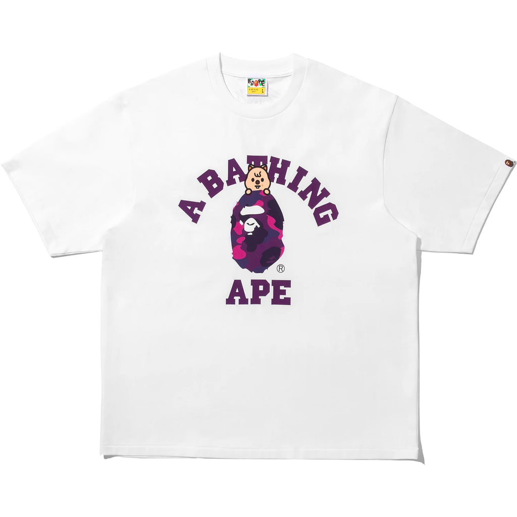 BAPE X STRAY KIDS HAN QUOKKA COLLEGE TEE MENS