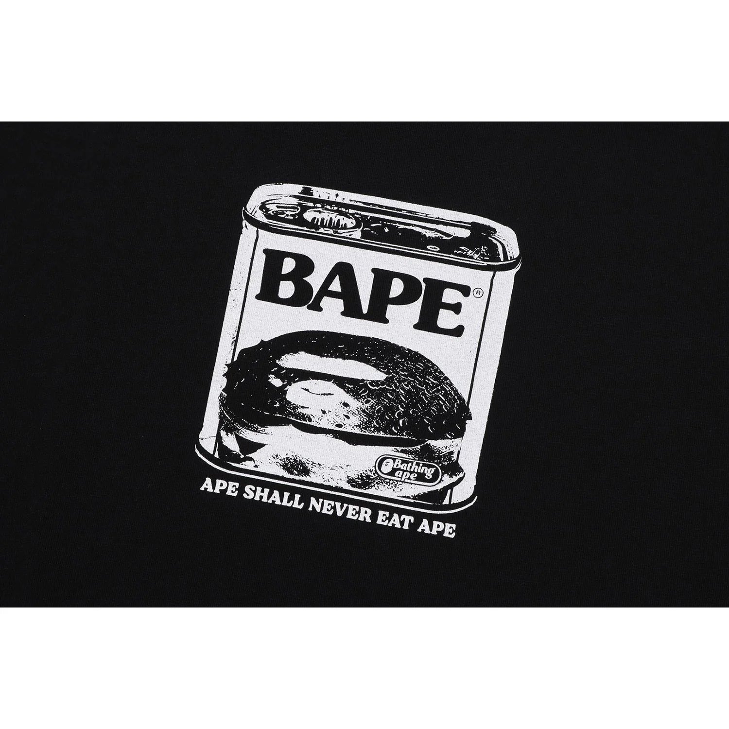 CAN FOOD BAPE LOGO RELAXED FIT TEE MENS