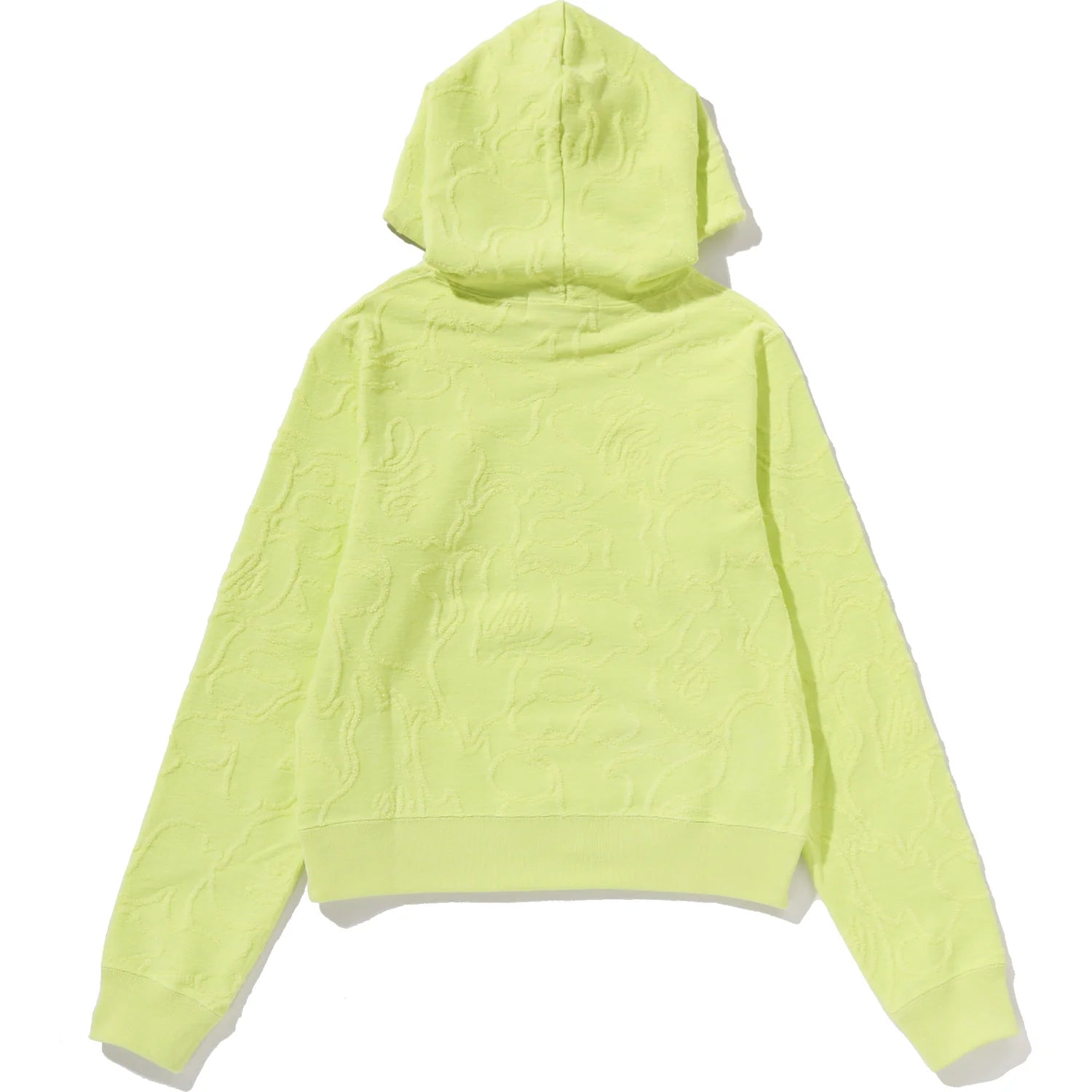 NEON CAMO JACQUARD PULLOVER HOODIE LADIES