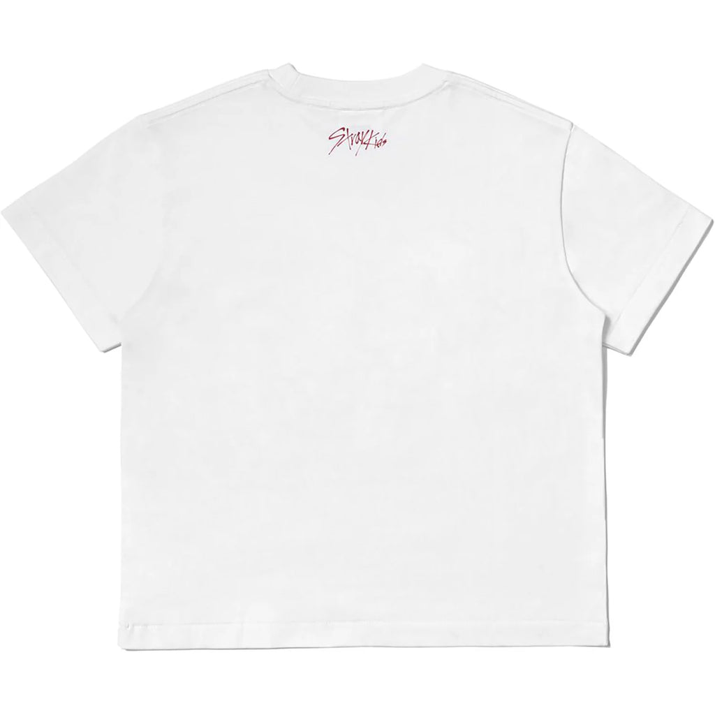 BAPE X STRAYKIDS LEEBIT COLLEGE TEE LADIES