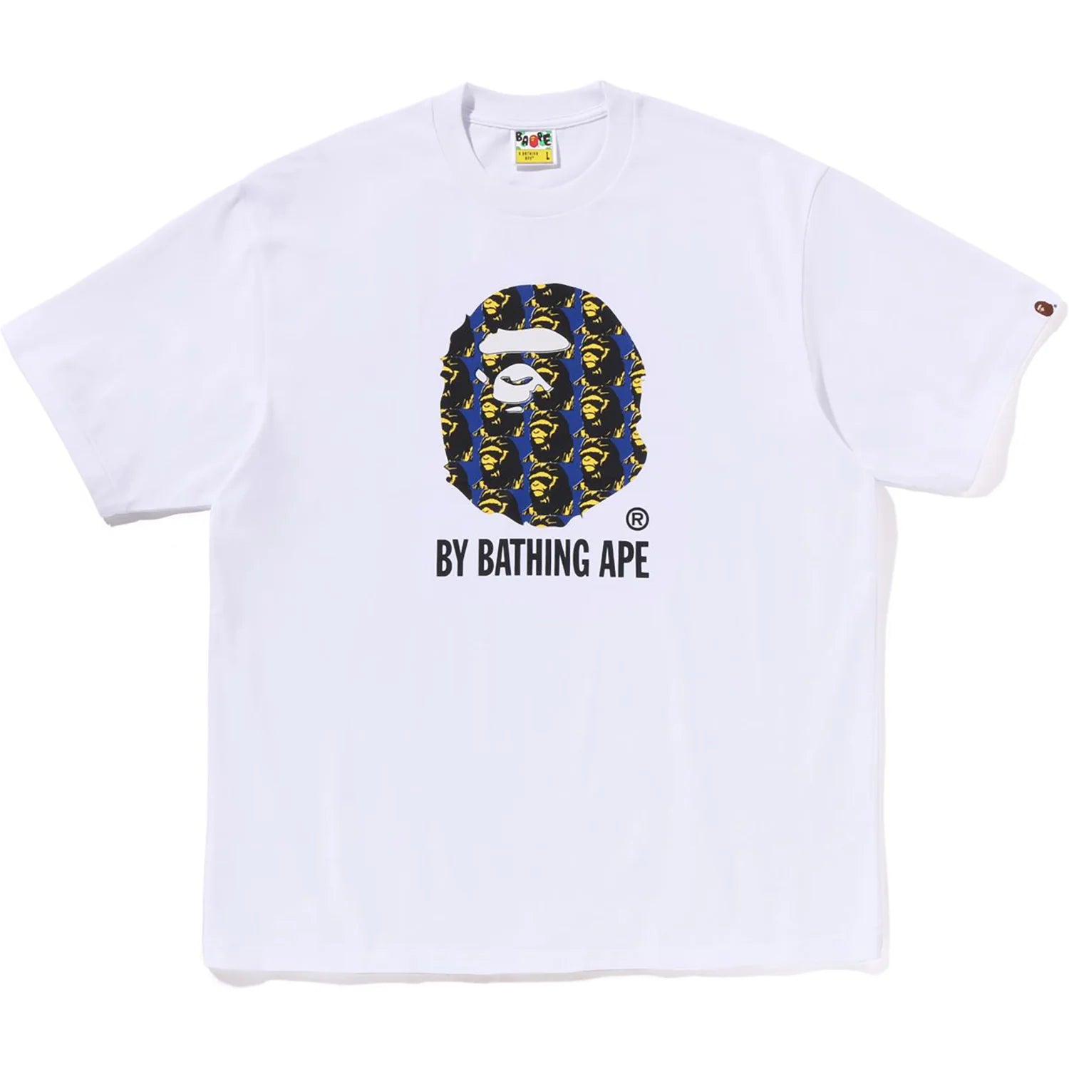 APE HEAD PATTERN BY BATHING APE RELAXED FIT TEE MENS