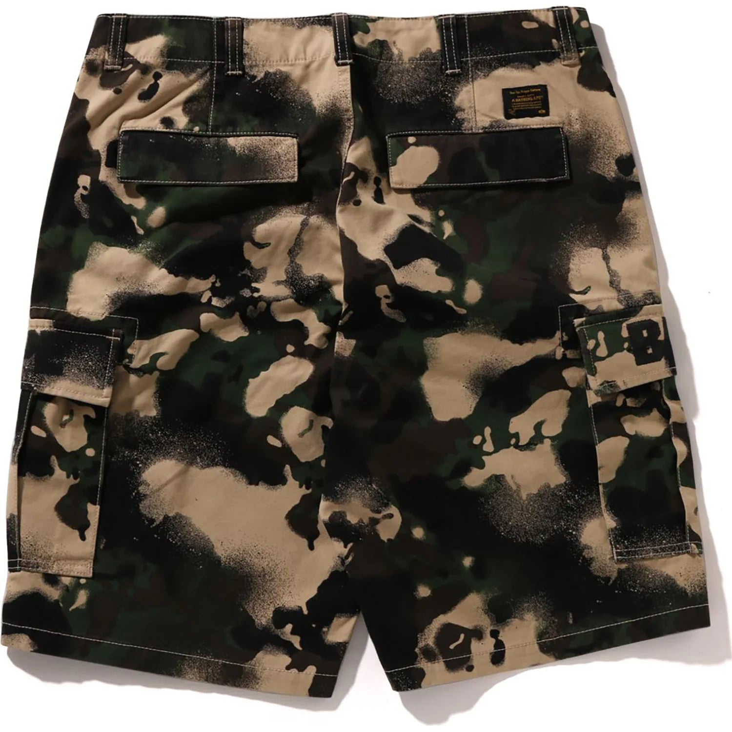 MAP CAMO REGULAR FIT CARGO SHORTS MENS