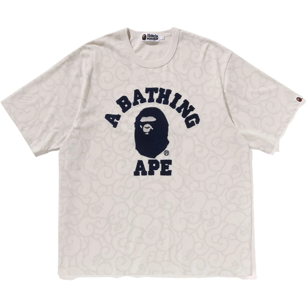 WASHED CLOUD CAMO COLLEGE RELAXED FIT TEE MENS