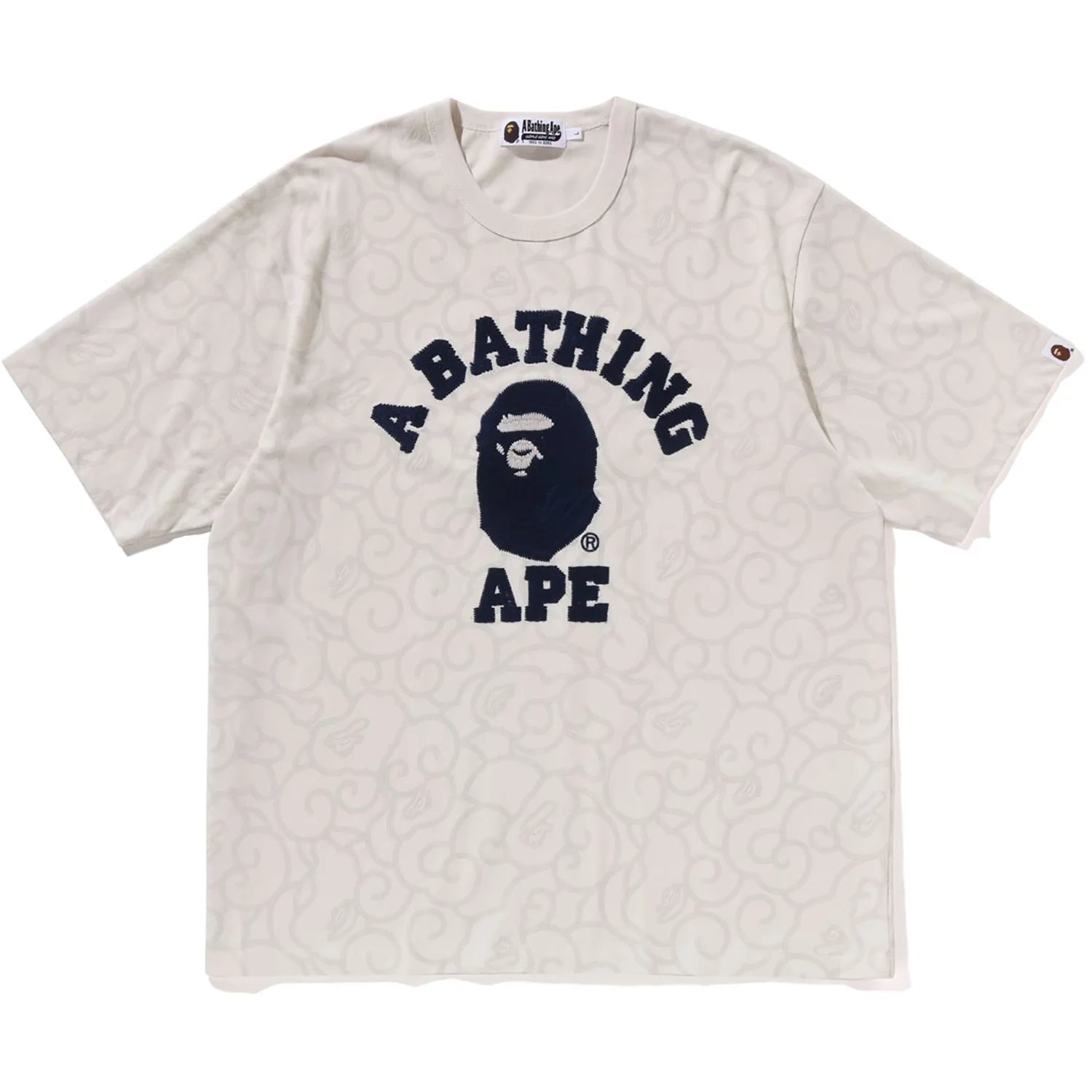 WASHED CLOUD CAMO COLLEGE RELAXED FIT TEE MENS