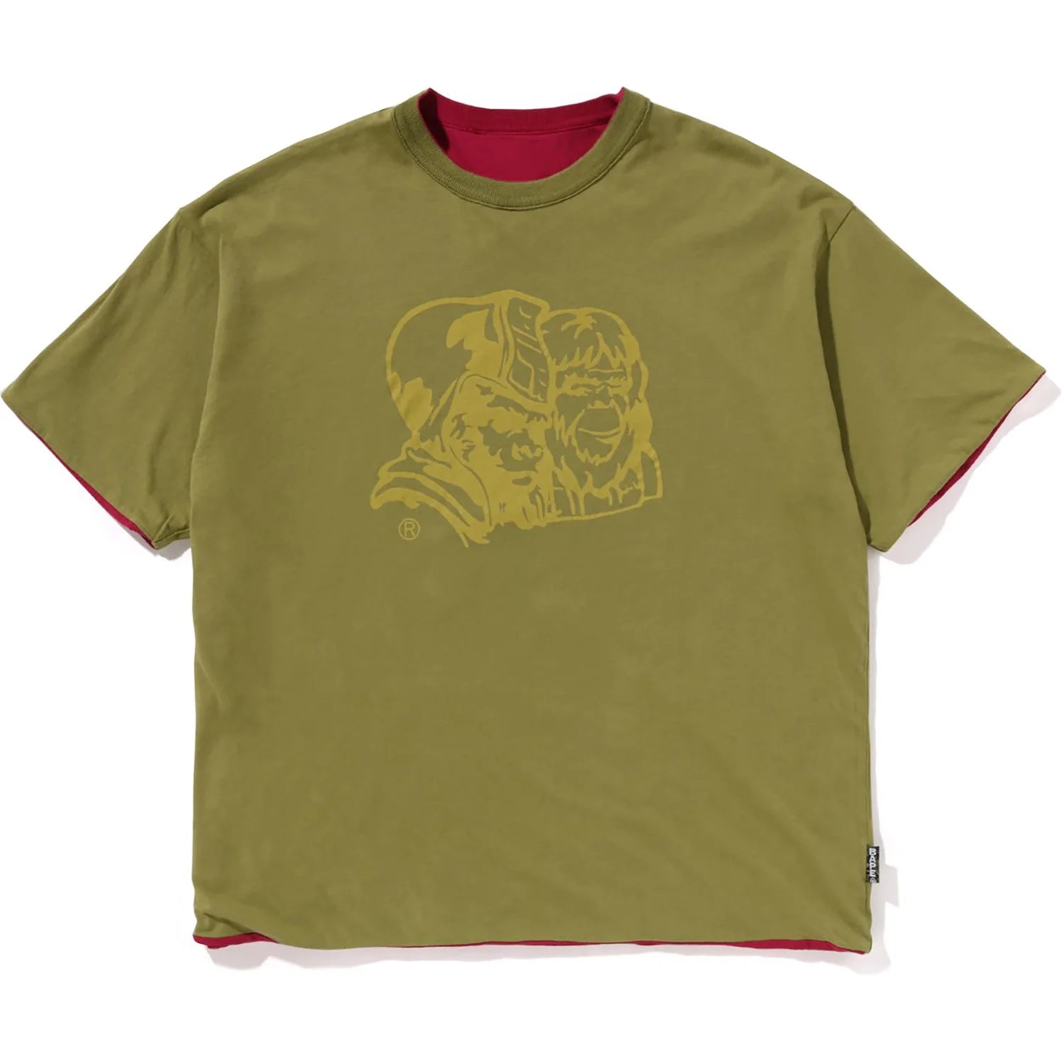 BAPE X SEAN WOTHERSPOON REVERSIBLE TEE MENS