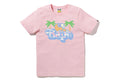 PALM TREE PATTERN MILO ON BAPE TEE LADIES