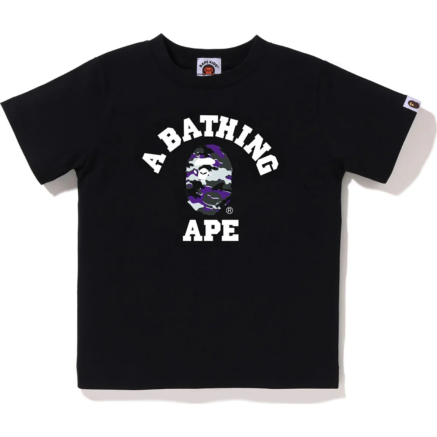 GLITCH WOODLAND CAMO COLLEGE TEE KIDS