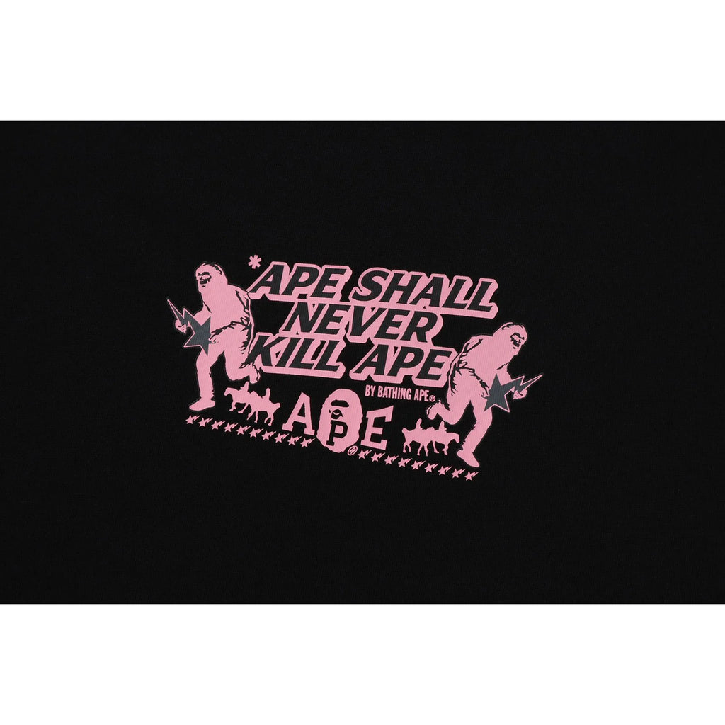BAPE SLOGAN RELAXED FIT TEE MENS