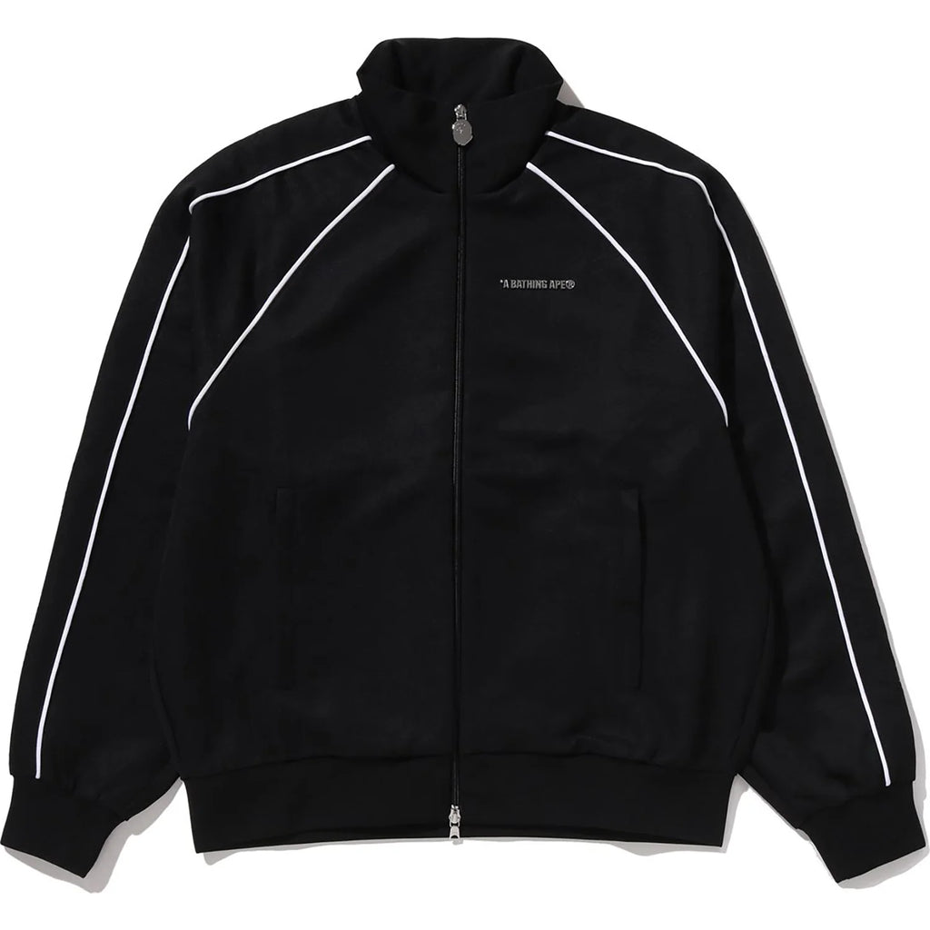 LINE CAMO JACQUARD METAL LOGO RELAXED FIT TRACK JACKET MENS
