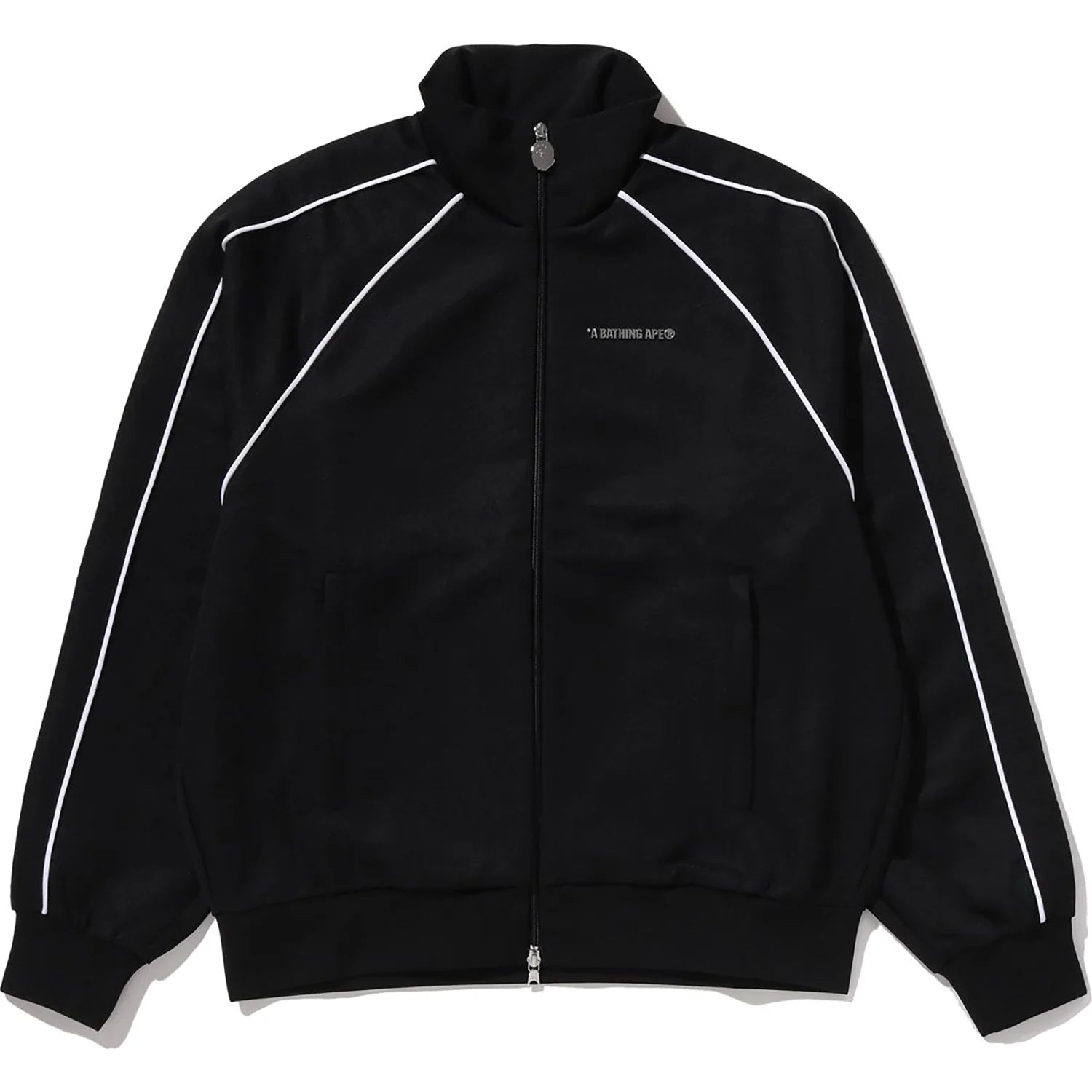 LINE CAMO JACQUARD METAL LOGO RELAXED FIT TRACK JACKET MENS