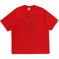 BAPE US BLACK FRIDAY METALLIC APE HEAD RELAXED FIT TEE MENS