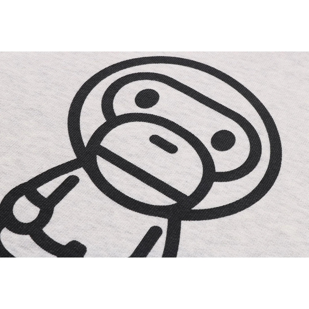 HEAVY WASH BABY MILO RELAXED FIT CREWNECK SWEATSHIRT MENS