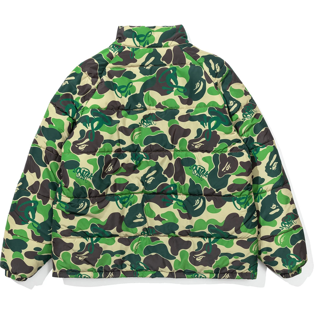 BAPE X SPOTIFY BY CENTRAL CEE CAMO PUFFER JACKET MENS