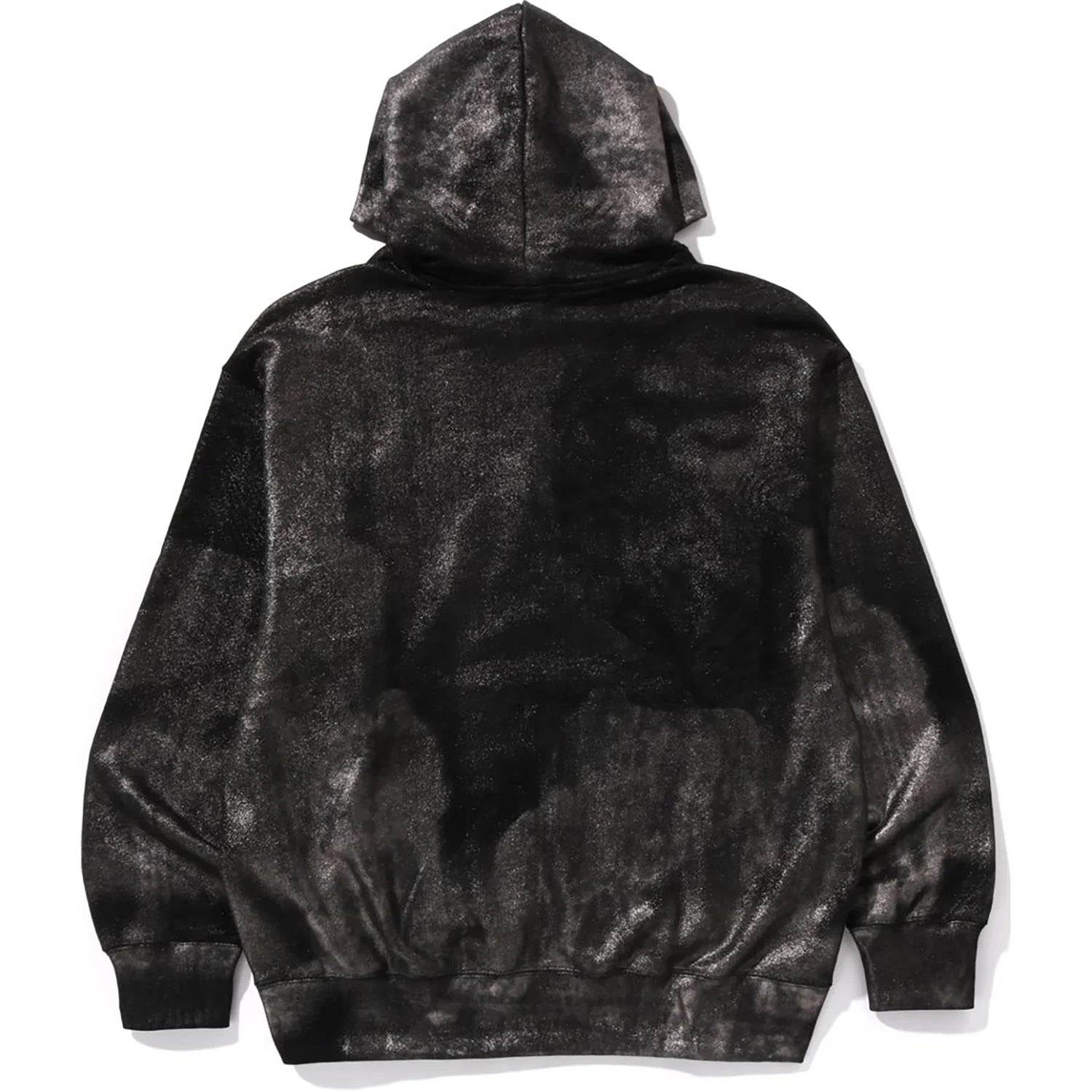 COATED EMBOSS LOGO RELAXED FIT PULLOVER HOODIE MENS