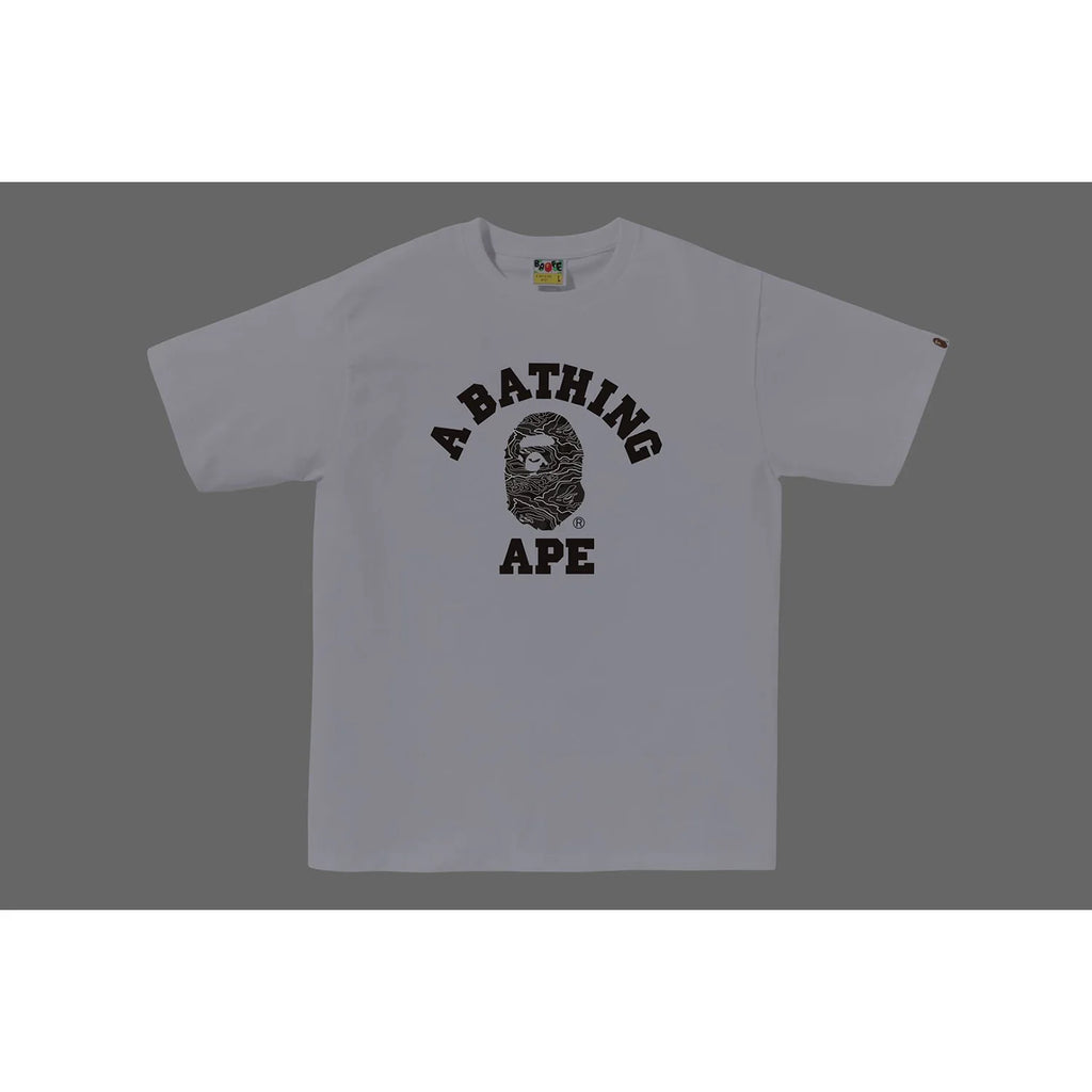 LAYERED LINE CAMO COLLEGE TEE MENS