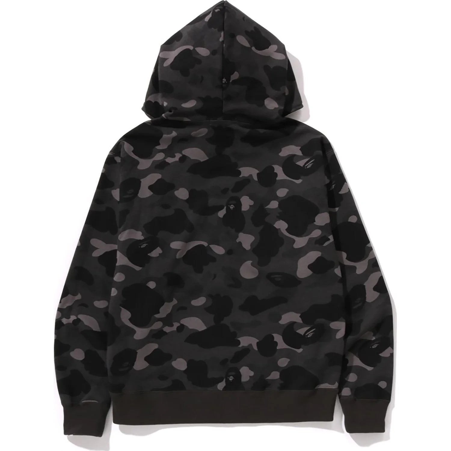 ONE POINT COLOR CAMO CROPPED FULL ZIP HOODIE MENS