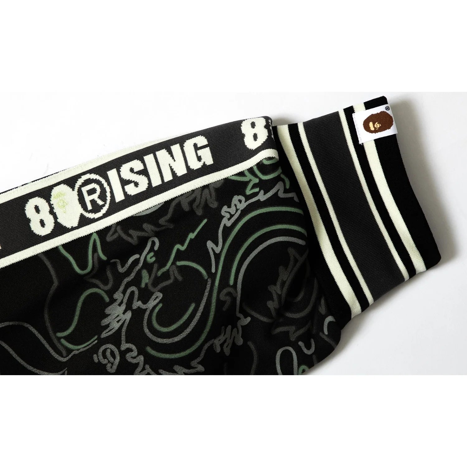BAPE X 88RISING GLOW IN THE DARK CAMO TRACK JACKET MENS