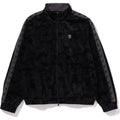 SOLID CAMO VELOUR METAL ONE POINT RELAXED FIT TRACK JACKET MENS