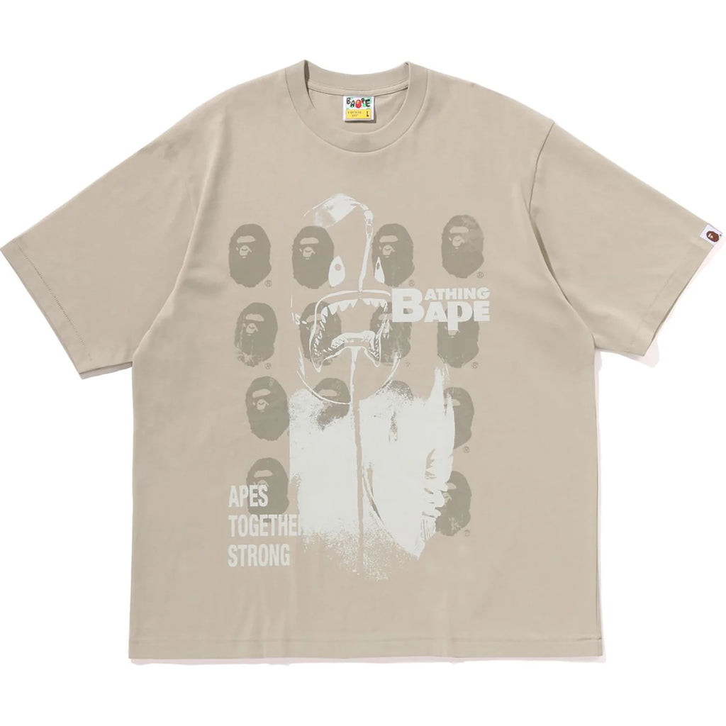 SPRAY PRINT MULTI LOGO RELAXED FIT TEE MENS