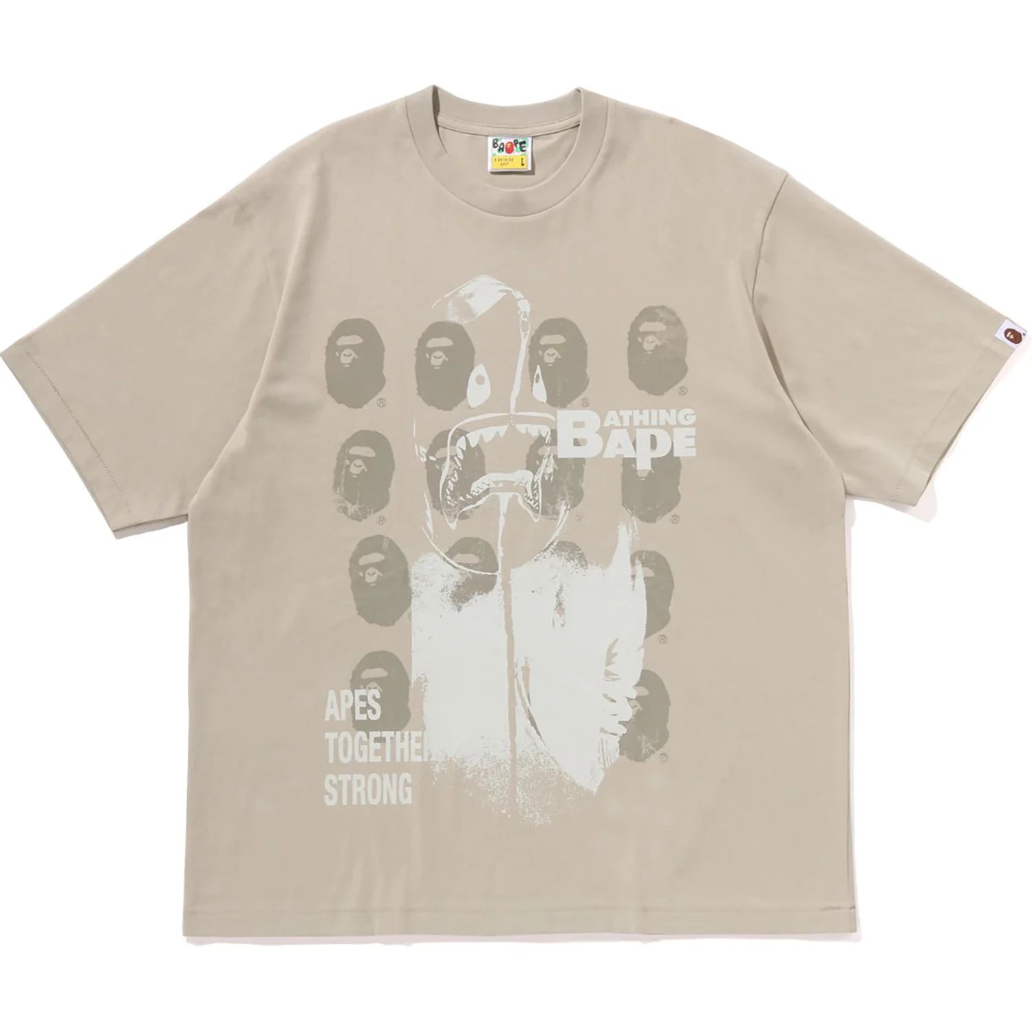 SPRAY PRINT MULTI LOGO RELAXED FIT TEE MENS