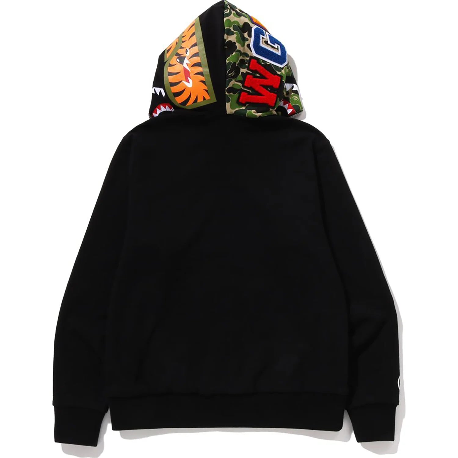 ABC CAMO REVERSIBLE SHARK FULL ZIP HOODIE MENS